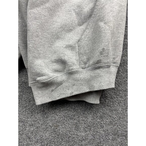 Willamette Hoodie Mens Large Gray Pullover Fleece Oarsman 913 College Spell Out - Picture 11 of 11